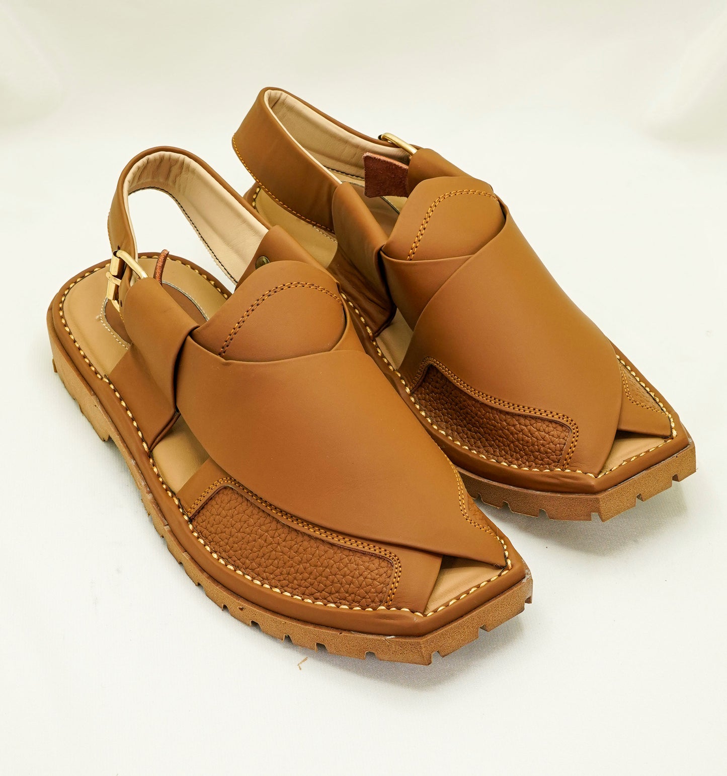 Tan Brown Peshawari Chappal
