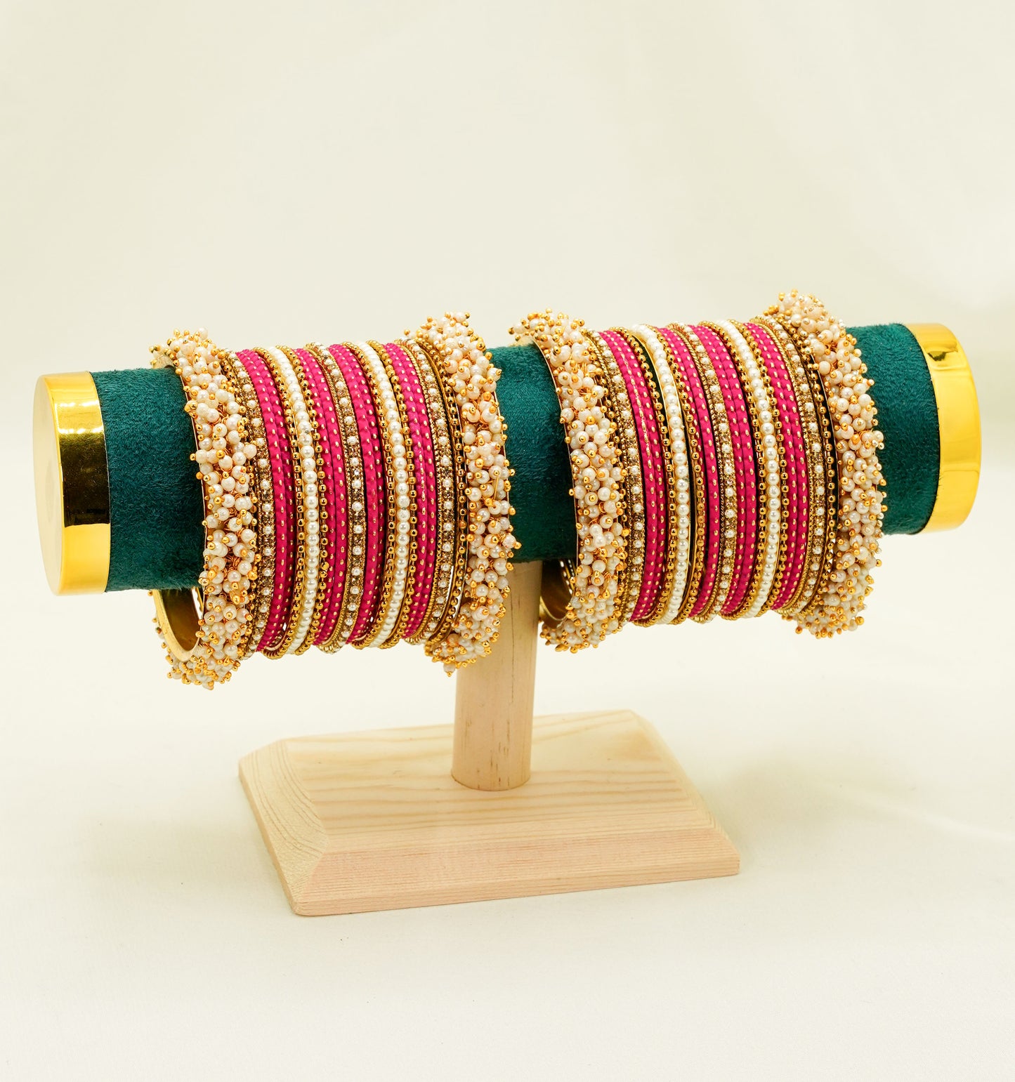 Hot Pink Bangles Set – Bridal & Party Bangles Set