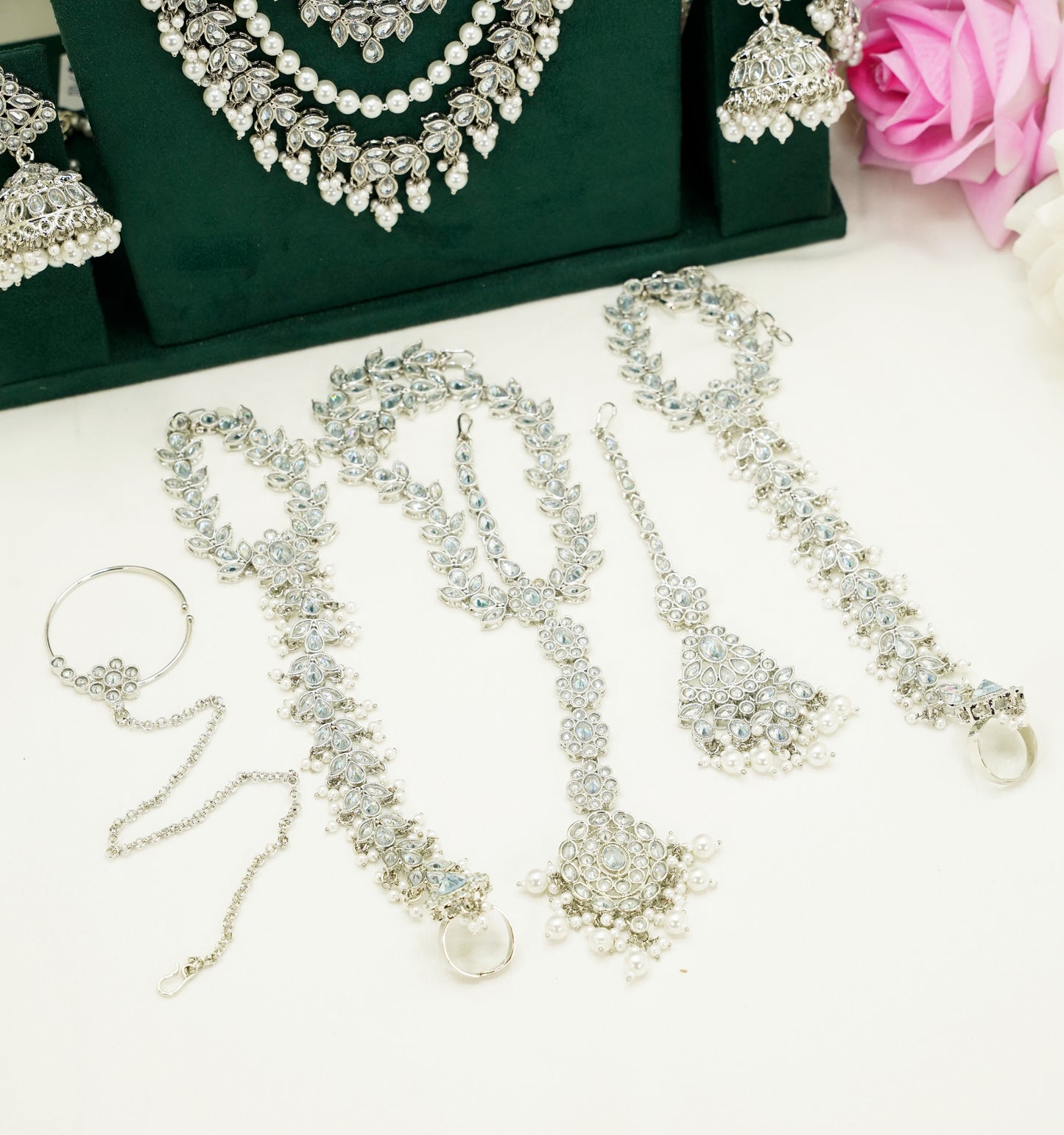 Silver Bridal Set – Full Bridal Jewellery Set - 1545