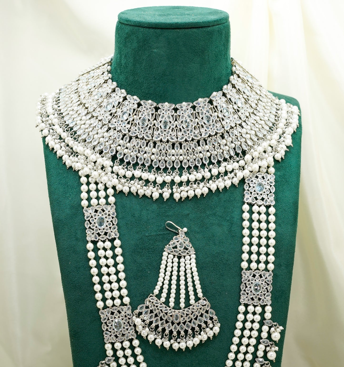 Silver Bridal Set – Full Bridal Jewellery Set - 1545