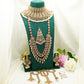 Blush Pink Bridal Set – Bridal Jewellery Set - Modest Kundan Necklace Set - BN1