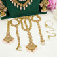Blush Pink Bridal Set – Bridal Jewellery Set - Modest Kundan Necklace Set - BN1