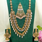Blush Pink Bridal Set – Bridal Jewellery Set - Modest Kundan Necklace Set - BN1