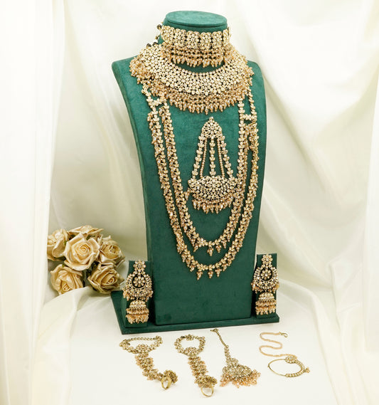 Gold Bridal Set  – Full Bridal Jewellery Set - BR1002