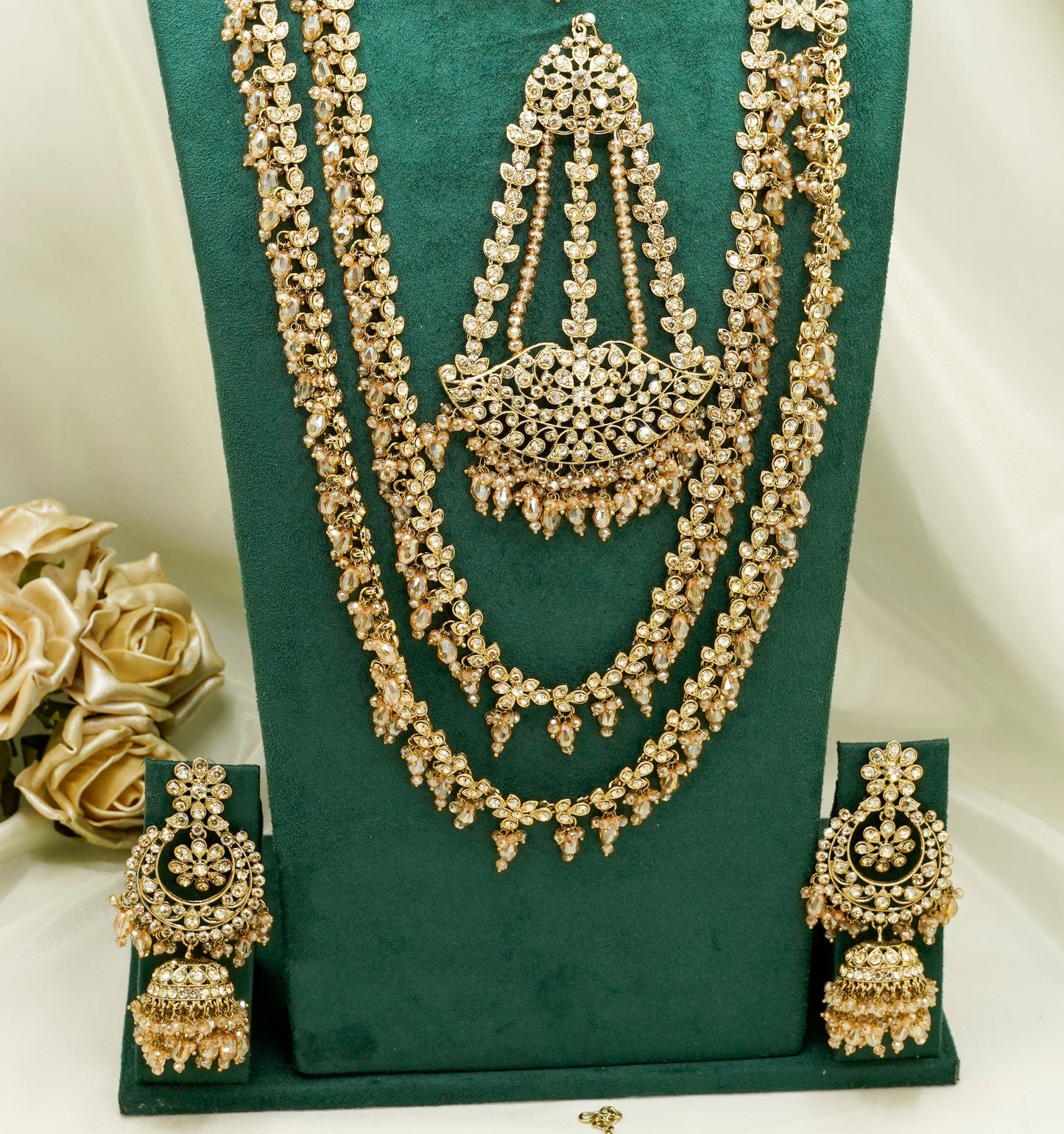 Gold Bridal Set  – Full Bridal Jewellery Set - BR1002