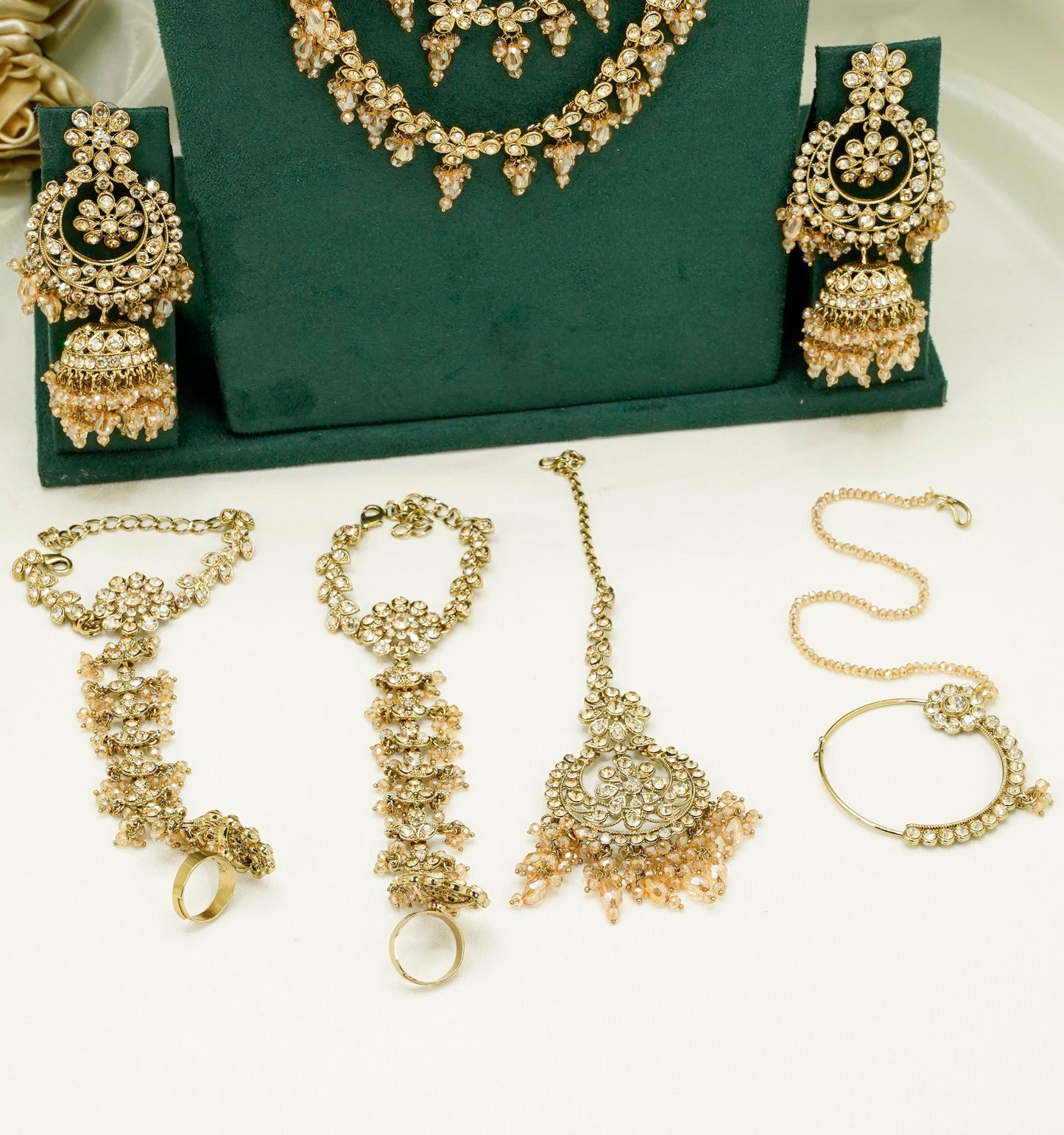 Gold Bridal Set  – Full Bridal Jewellery Set - BR1002