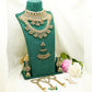 Zoya Bridal Set  – Full Bridal Jewellery Set - DJ-1734 - Green
