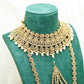 Hannah Bridal Set  – Full Bridal Jewellery Set - SN-BR-01 - Gold