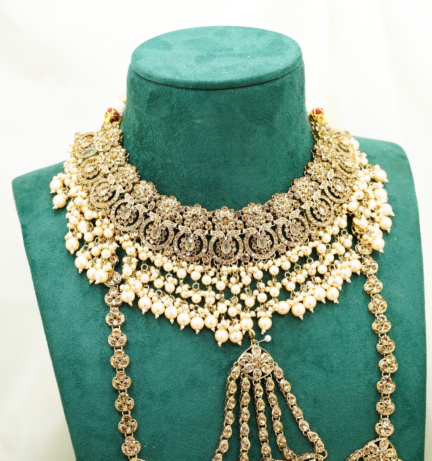 Zoha Bridal Set  – Full Bridal Jewellery Set - SN-BR-19 Gold