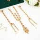 Red/Maroon & Gold Bridal Set – Full Bridal Jewellery Set - BR-111