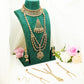 Red/Maroon & Gold Bridal Set – Full Bridal Jewellery Set - BR-111