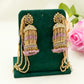 Jhumka Earrings with Pearl Strings – Modest Earring for Any Celebratory Event