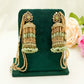 Jhumka Earrings with Pearl Strings – Modest Earring for Any Celebratory Event