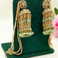 Jhumka Earrings with Pearl Strings – Modest Earring for Any Celebratory Event