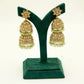 Minty Green Jhumka Earrings Set – Party Earring Set