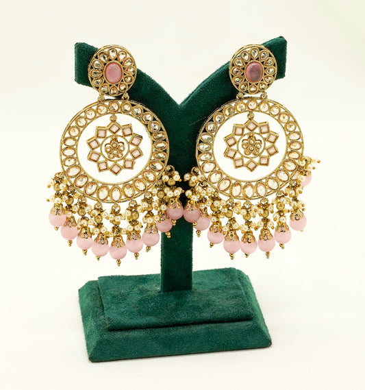 Soft Pink Earrings Set – Party Earring Set