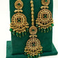 Green Jhumka Earrings & Tikka – Party Earring Set For Any Event