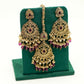 Pink Jhumka Earrings & Tikka – Party Earring Set For Any Event