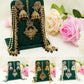 Tikka & Jhumka Earrings with Strings – Modest Earring for Any Celebratory Event