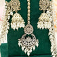 Tikka & Jhumka Earrings with Strings – Modest Earring for Any Celebratory Event
