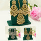 Jhumka Earrings with Pearls & Tikka – Modest Earring for Any Celebratory Event