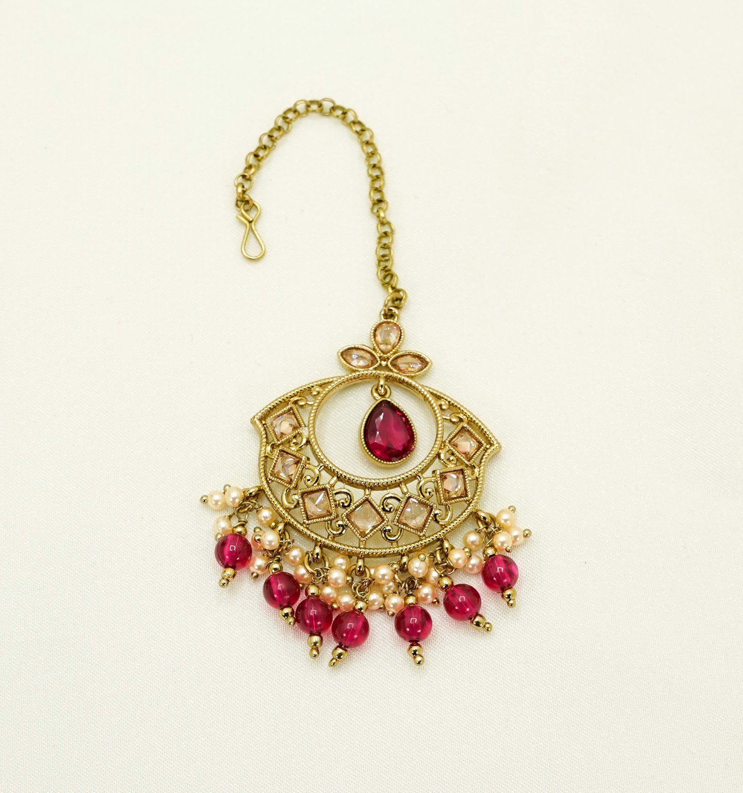 Zoya Jhumka Earrings & Tikka – Modest Earring for Any Celebratory Event