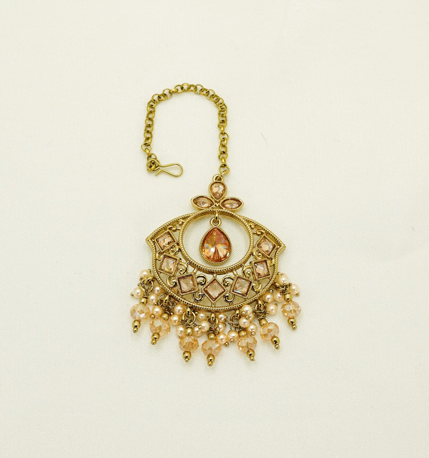 Zoya Jhumka Earrings & Tikka – Modest Earring for Any Celebratory Event