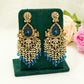 Multicolour Pearl Dangler Earrings  – Party Earring Set
