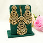 Jhumka Earrings with Pearls & Tikka – Modest Earring for Any Celebratory Event