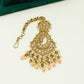 Jhumka Earrings with Pearls & Tikka – Modest Earring for Any Celebratory Event