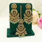 Jhumka Earrings with Pearls & Tikka – Modest Earring for Any Celebratory Event