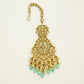 Jhumka Earrings with Pearls & Tikka – Modest Earring for Any Celebratory Event