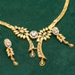 Soha Gold Plated Necklace Set - Floral Jewellery Necklace Set