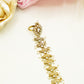 Traditional Bridal Hand Harness – Gold Pearl Haathphool with Finger Ring for Weddings & Mehndi