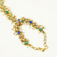 Multicolour Bridal Hand Harness – Pearl & Stone Haathphool for Mehndi, Nikah & Cultural Celebrations