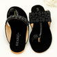 Slide Sandals – Floral Embroidery & Pearl Accents Sandals - KL4030