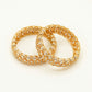 Zoha Gold Plated Kundan Bangles – Traditional Kundan – Elegant Partywear Bangle Set