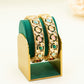 Multi-Colour Gold Plated Kundan Bangles – Traditional Kundan – Elegant Partywear Bangle Set
