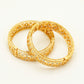 Square-Cut Gold Plated Kundan Bangles – Traditional Kundan – Elegant Partywear Bangle Set