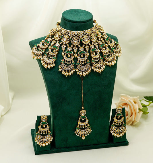 Zeeba Kundan Set  – Kundan Jewellery Necklace Set