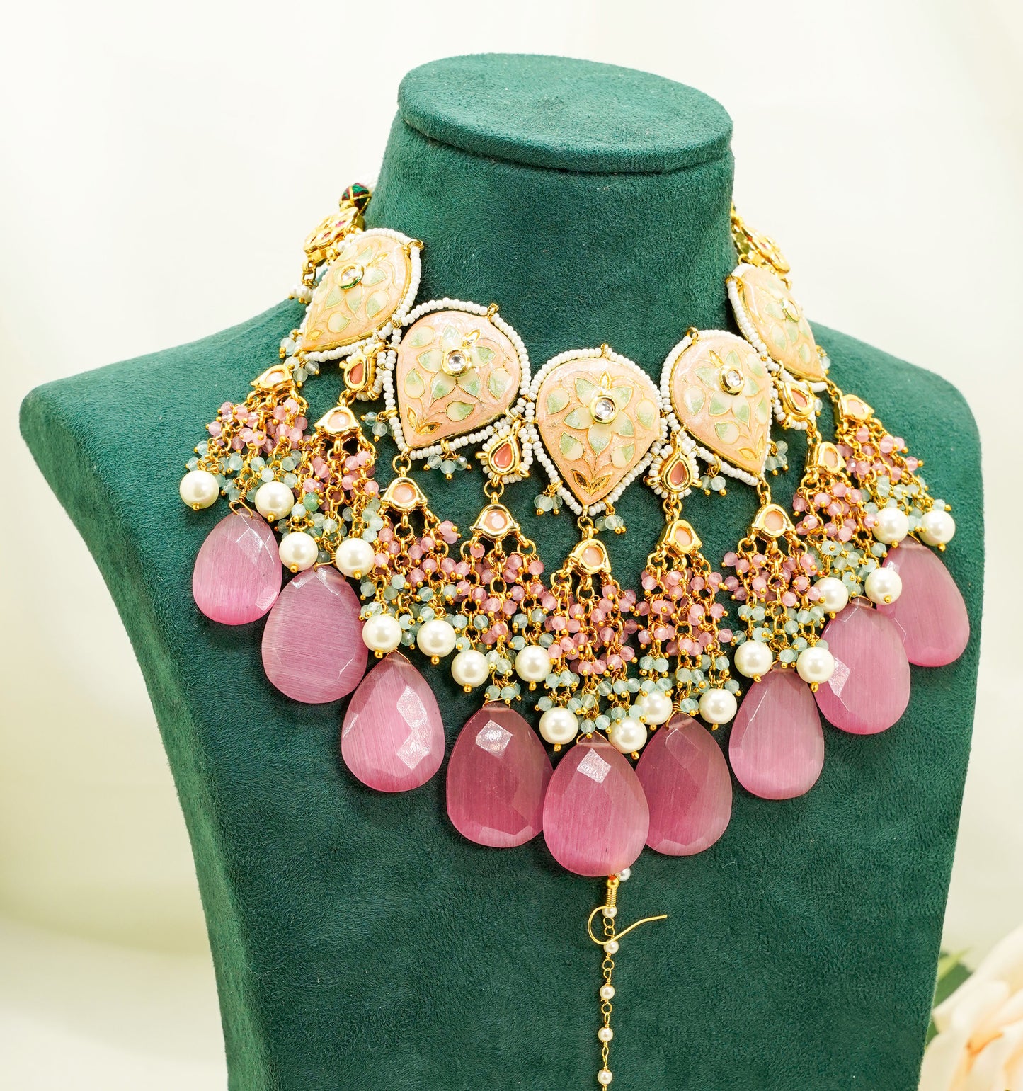Zeba Kundan Set  – Kundan Jewellery Necklace Set