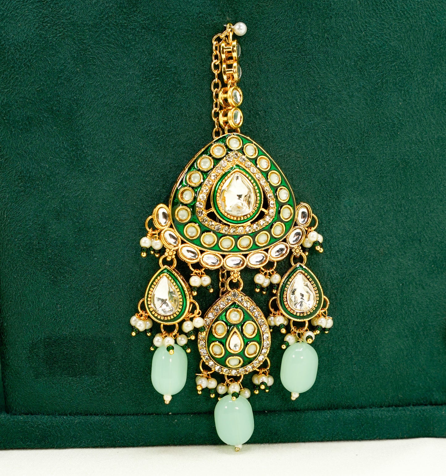 Kundan Set  – Kundan Jewellery Necklace Set - Red