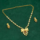 Floral Gold Plated Necklace Set - Jewellery Necklace Set