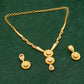Flower Gold Plated Necklace Set - Jewellery Necklace Set