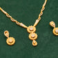 Flower Gold Plated Necklace Set - Jewellery Necklace Set