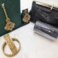 Black & Gold Partywear Jewellery Set with Modest Choker, Earrings, Bangles & Clutch – Ideal for Nikah or Evening Events
