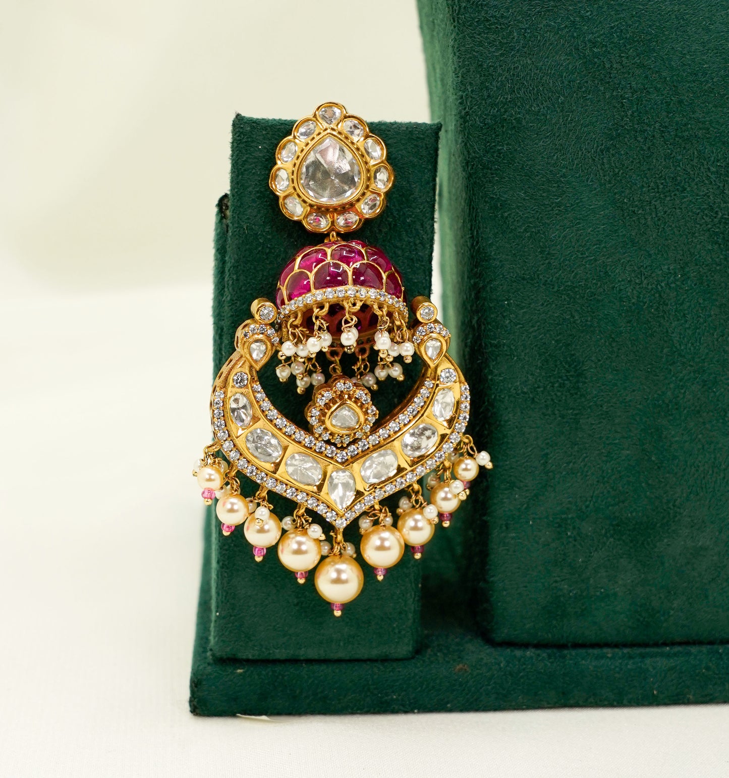 Red Ruby Kundan Set  – Kundan Jewellery Necklace Set