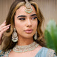 Minty Green Kundan Set  – Elegant Bridal & Party Jewellery Set