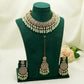 Minty Green Kundan Set  – Elegant Bridal & Party Jewellery Set