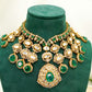 Green Kundan Set  – Kundan Jewellery Necklace Set